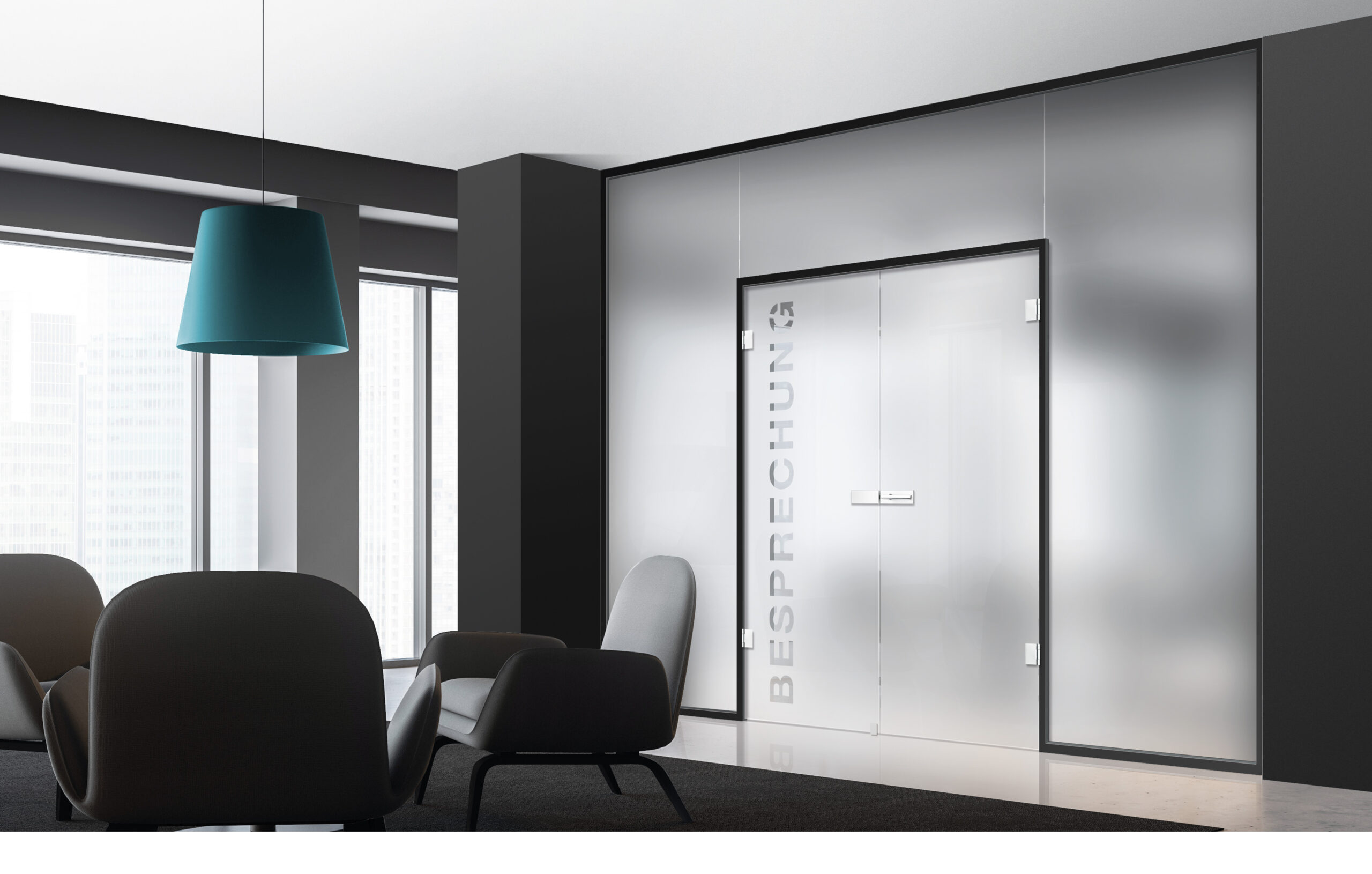 Besprechung Motiv klar, Fläche matt