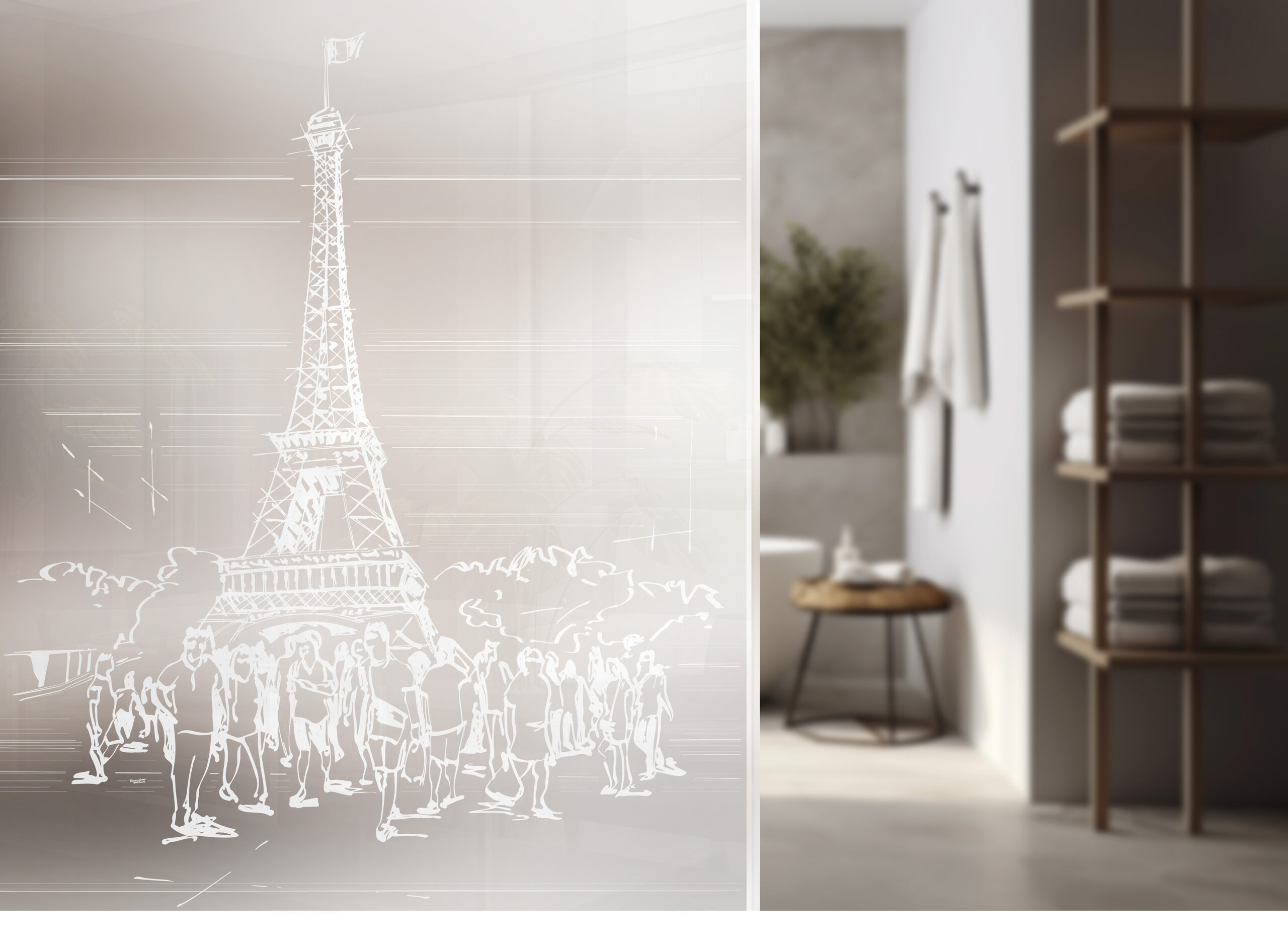 Gustave in Weiß auf SatinatoLH