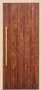 Solen Bubinga Blendrahmen Alu RAL 1015 Hellelfenbein