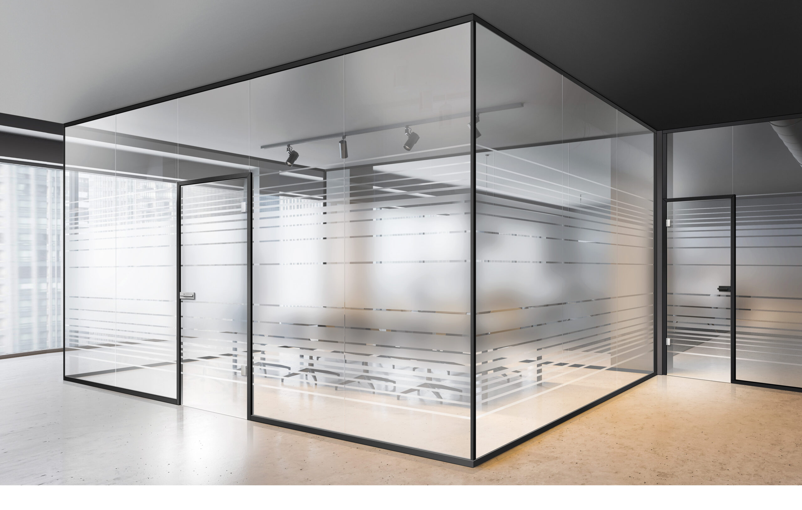 Struktura Typ 8 Motiv matt, Fläche klar