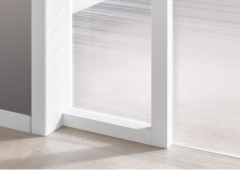 Zarge mit Seitenteil Weiß ähnl. RAL 9016