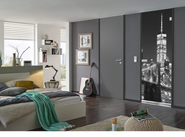 Zarge Raumhoch in Schwarz RAL 9005