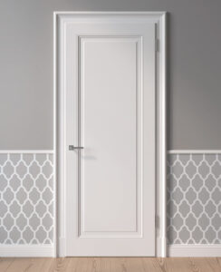 Tür D.01 mit Profil 2, Zarge Z.01
Drücker BK.10 E