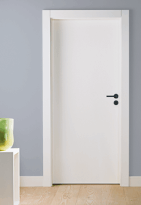 duo.0 mit Zarge duo 90
Drücker BK.10 Alu gestrahlt Schwarz