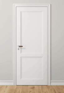 K.03 mit Zarge K
Farbe »softmatt« Weiß, RAL 9016, Drücker BK.6, Fußleiste F.4