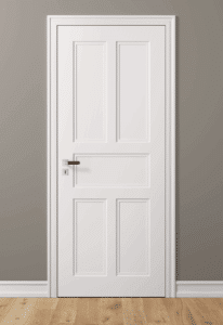 K.07 mit Zarge K
Farbe »softmatt« Weiß, RAL 9016, Drücker BK.6, Fußleiste F.4