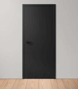 Purist P.0 mit Zarge duo 55
Drücker BK.11E, flächenbündig, ohne Schlüsselloch