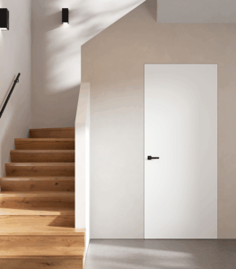 Purist P.0 mit Zarge Z
Farbe »softmatt« Weiß, RAL 9016, Zarge Z, Drücker BK.11E schwarz matt