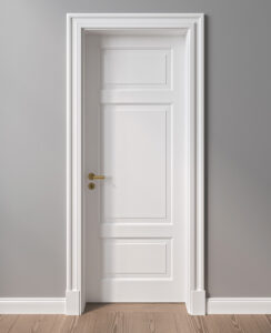 Tür D.05 mit Profil 1, Zarge Z.02
Drücker BK.5