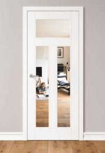 Tür S.05 L3 mit Zarge S70
Drücker BK.10, Fußleiste F.4